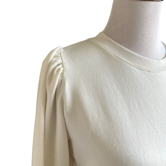 Summersalt The Softest French Terry Puff Sleeve Pullover Size Medium - Picture 5 of 8